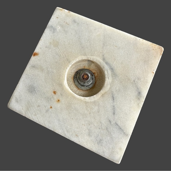 VINTAGE JAGUAR CHROME HOOD ORNAMENT MARBLE MOUNTED - Picture 14 of 16